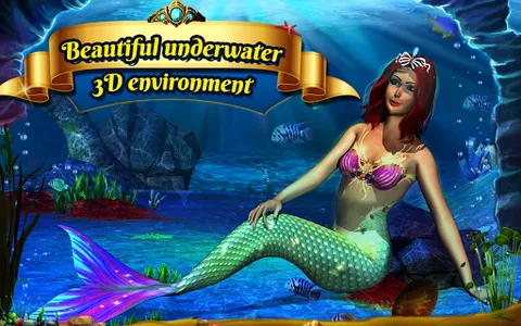 Cute Mermaid Simulator 3D screenshot 10