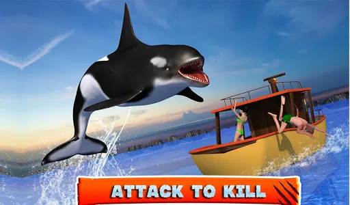 Killer Whale Beach Attack 3D screenshot 7