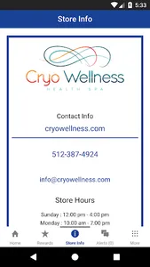 Cryo Wellness Rewards screenshot 2