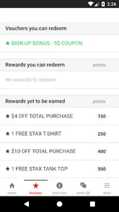 Stax Nutrition Rewards screenshot 1