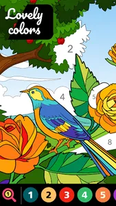 Ink Number Coloring for Adults screenshot 0