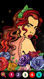 Ink Number Coloring for Adults screenshot 2