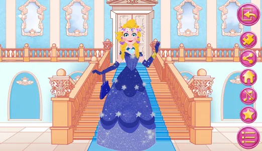 Queen dress up in frozen land screenshot 2