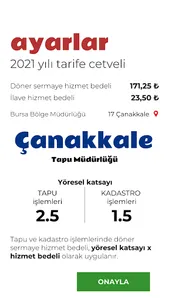 TAPU harcı screenshot 1