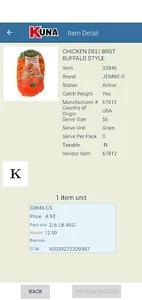Kuna Foodservice screenshot 1