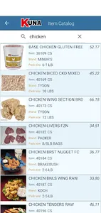 Kuna Foodservice screenshot 2