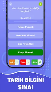 Tarih Bilgi Yarışması Quiz screenshot 12