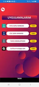 KPSS YKS Tarih Soru Bankası screenshot 11