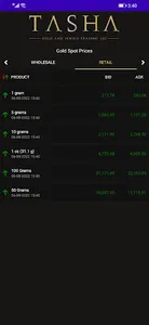 Tasha Gold Prices screenshot 2