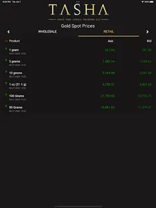 Tasha Gold Prices screenshot 6
