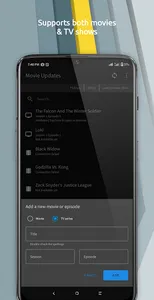 Movie Updates: Movie/TV Alerts screenshot 2