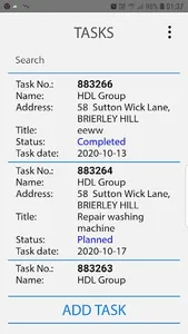 Taskerium Customer Portal screenshot 0