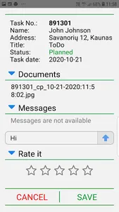 Taskis Customer Portal screenshot 1