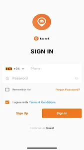 TasteE - Food Delivery screenshot 2