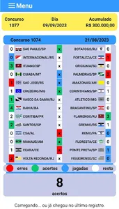 Resultados da Lotec screenshot 5