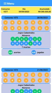 Resultados da Lotec screenshot 6