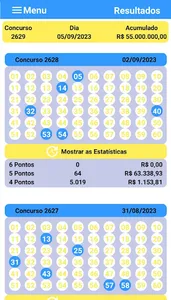 Resultados da Mega screenshot 0