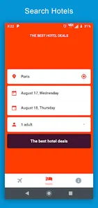Pery Air - Flight Booking App screenshot 1