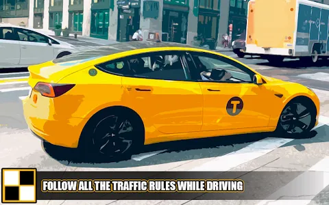 Taxi Simulator City Taxi Games screenshot 0