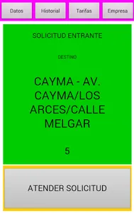 Taxi Wayra AQP Conductor screenshot 2