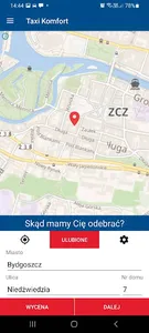 Taxi Komfort Bydgoszcz screenshot 2