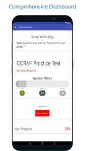 CCRN Adult Practice Exam screenshot 0