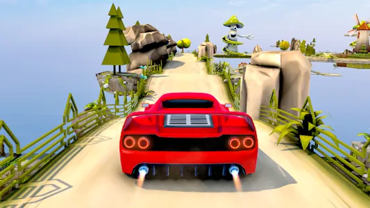 Cartoonish Car Stunt Games 3D screenshot 0