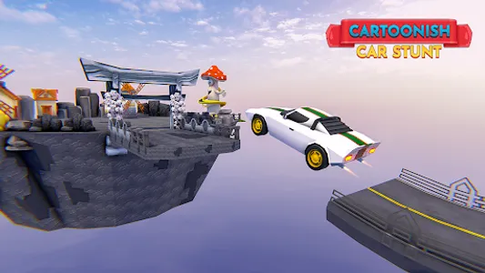 Cartoonish Car Stunt Games 3D screenshot 2