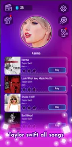 Taylor Swift - Tiles Hop screenshot 0