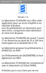 Laboratoire TCHOUAR screenshot 2