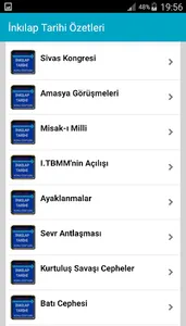 İnkılap Tarihi Konu Özetleri screenshot 2