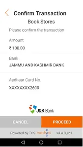 BHIM Aadhaar Pay J&K Bank screenshot 4
