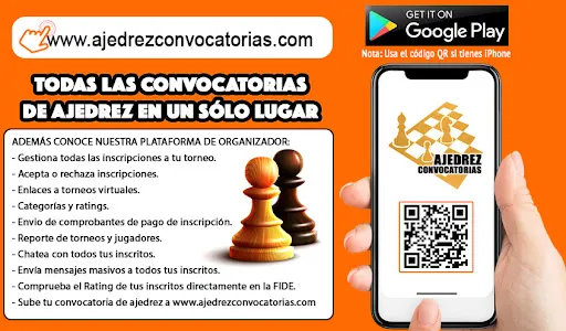 Ajedrez Convocatorias screenshot 3