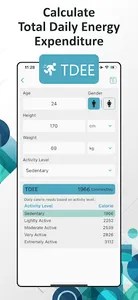 BMI Calculator: BMR calculator screenshot 17