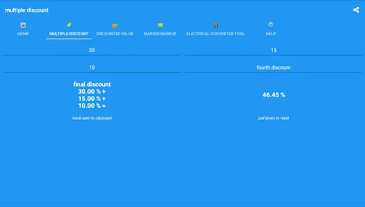 CalcForMe - discount, margin,  screenshot 6