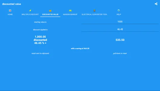 CalcForMe - discount, margin,  screenshot 7