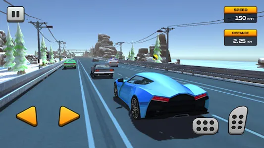 Car Driving Traffic Racing 3D screenshot 2