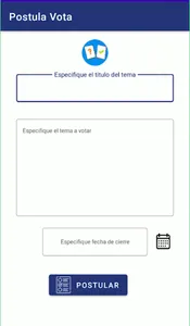 Postula y Vota screenshot 2