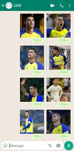 Ronaldo Al-Nassr Stickers 2023 screenshot 1