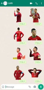 Ronaldo Al-Nassr Stickers 2023 screenshot 5