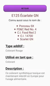 Food additives screenshot 3