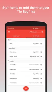 Shared Grocery Checklist - Bey screenshot 1