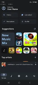 Elegant Music Player screenshot 0