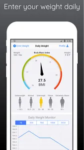 DailyWeight: weight monitor screenshot 3
