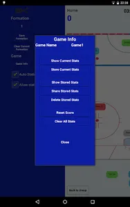 Hockey Lineup Manager screenshot 2