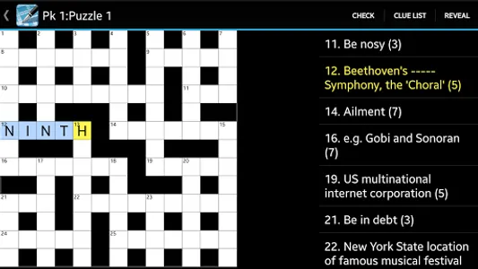 Crossword Lite screenshot 4