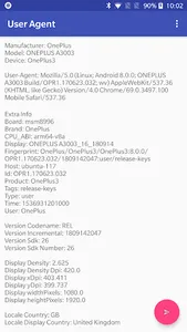 User Agent screenshot 0