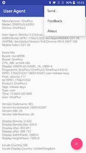 User Agent screenshot 1