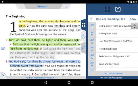 NIV 50th Anniversary Bible screenshot 11