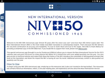 NIV 50th Anniversary Bible screenshot 14